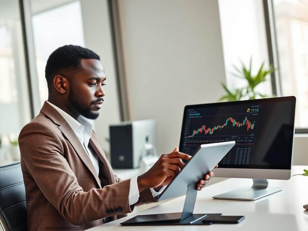 Zidwell finance professional analyzing data
